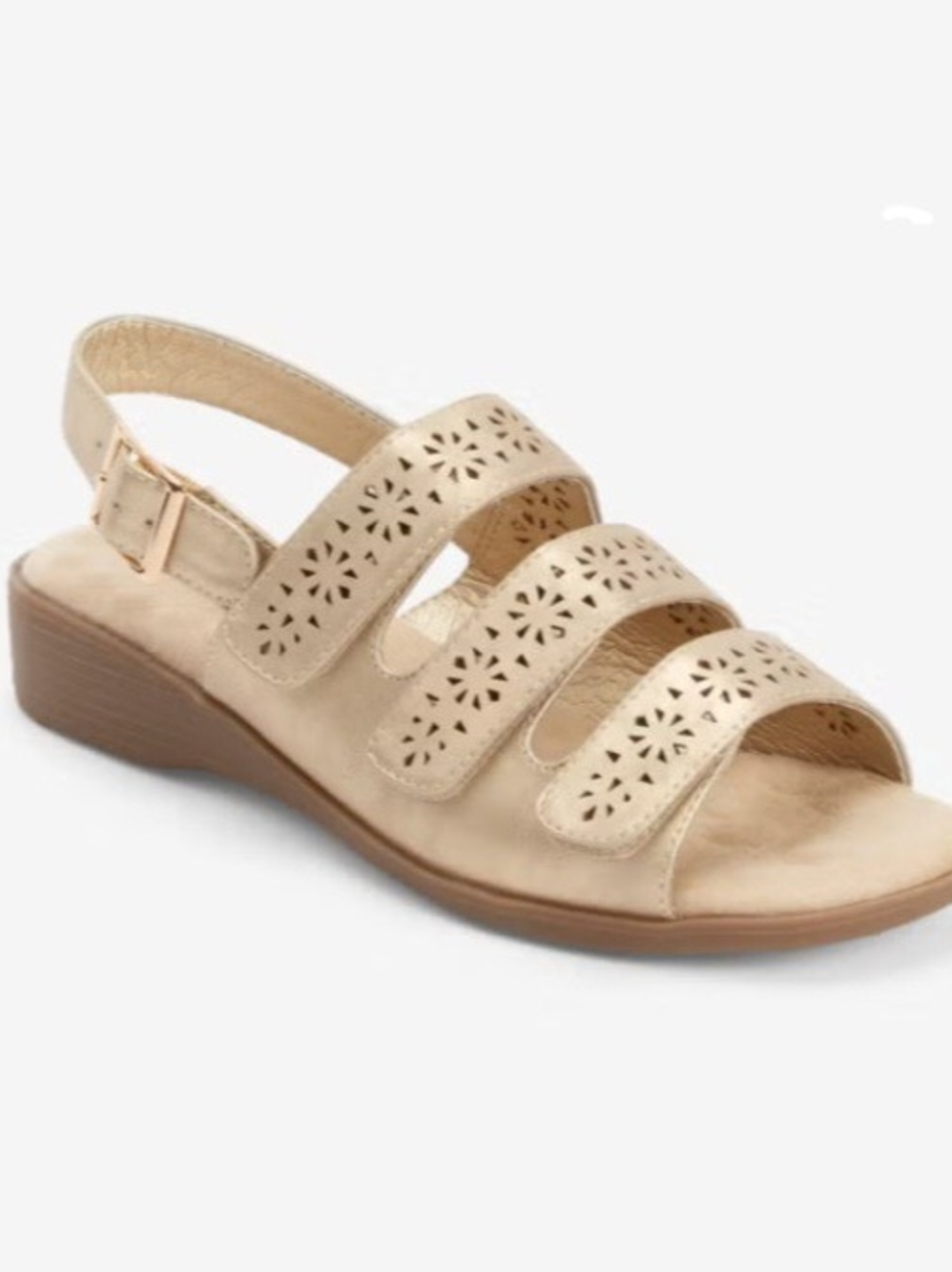 Comfortview The Sutton Suede-Like Adjustable Sandal
Women's size 7M